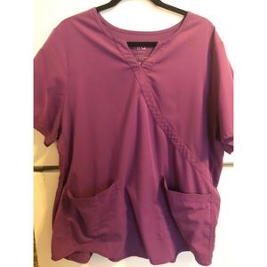 NrG by barco plus size scrub top